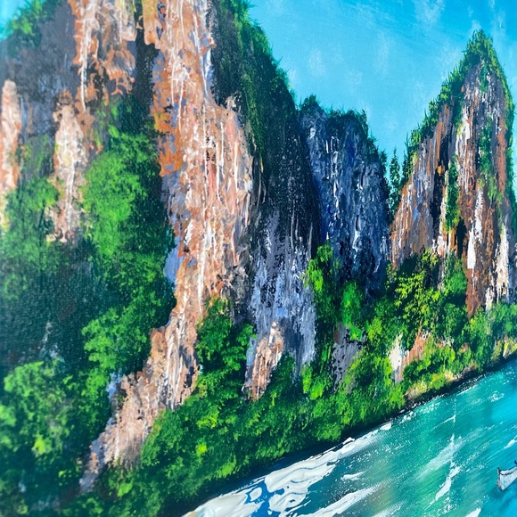 Island painting - Picture 4 of 4
